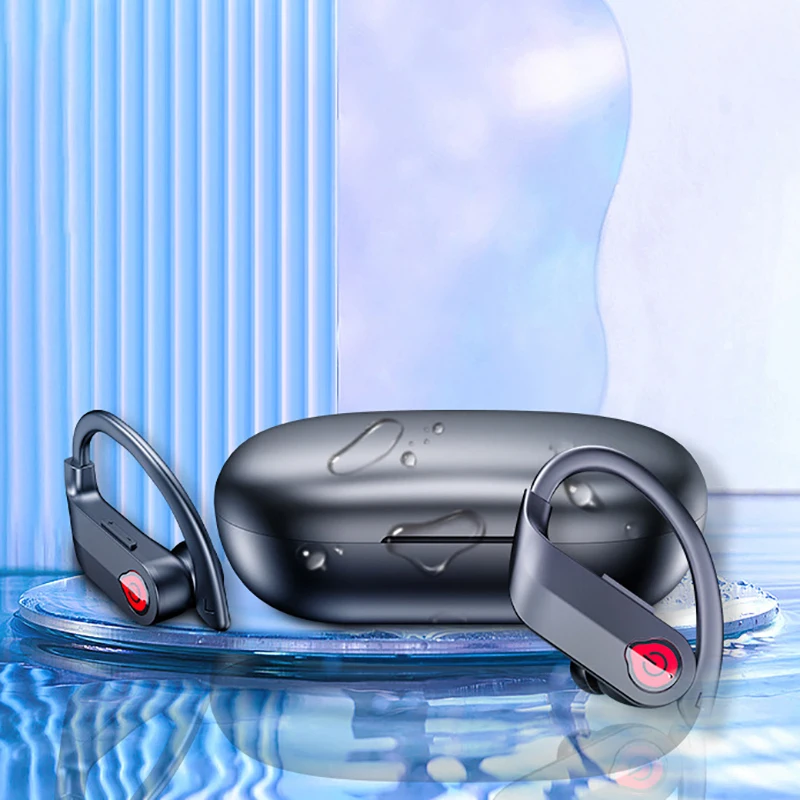 หูฟังบลูทูธตัดเสียงรบกวนคุณภาพสูงขายส่งหูฟังไร้สายแบบแขวนในหู
