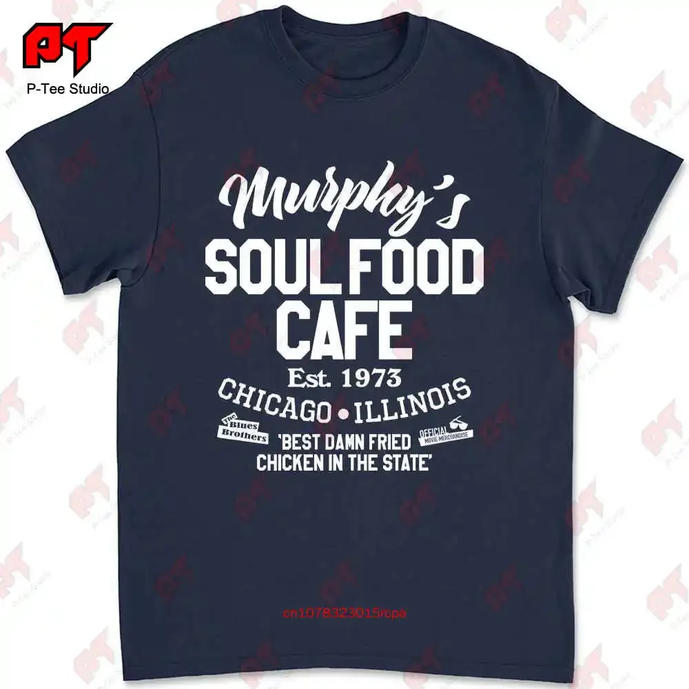 Blues Brothers Murphy'S Soul Food Cafe Men'S T Shirt Fired Chicken Chicago 54FH