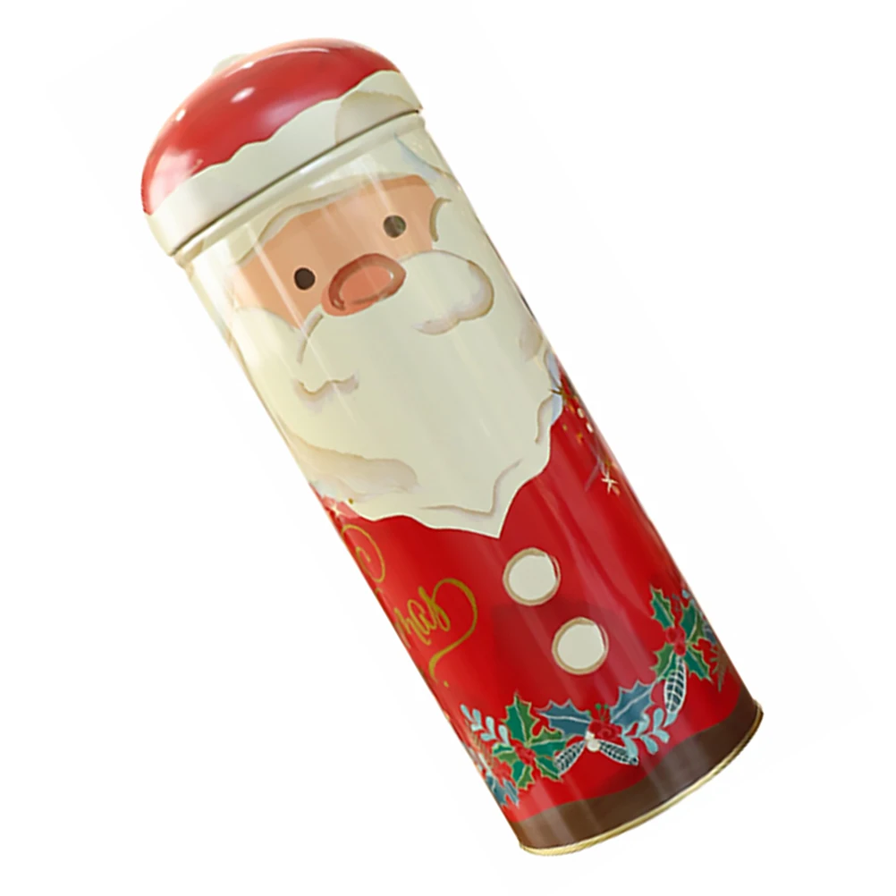 

Tinplate Boxes for Treats Metal Biscuit Jars with Lid Candy Storage Containers Xmas Party Gift Packaging Reusable Lightweight