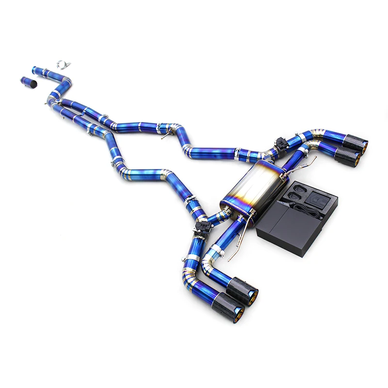 

OEM Valvetronic Exhaust Pipes For BMW M340/M340i /M440/M440i G20/G22 3.0T 2019-2023 Titanium Catback Muffler Aggressive Sounds
