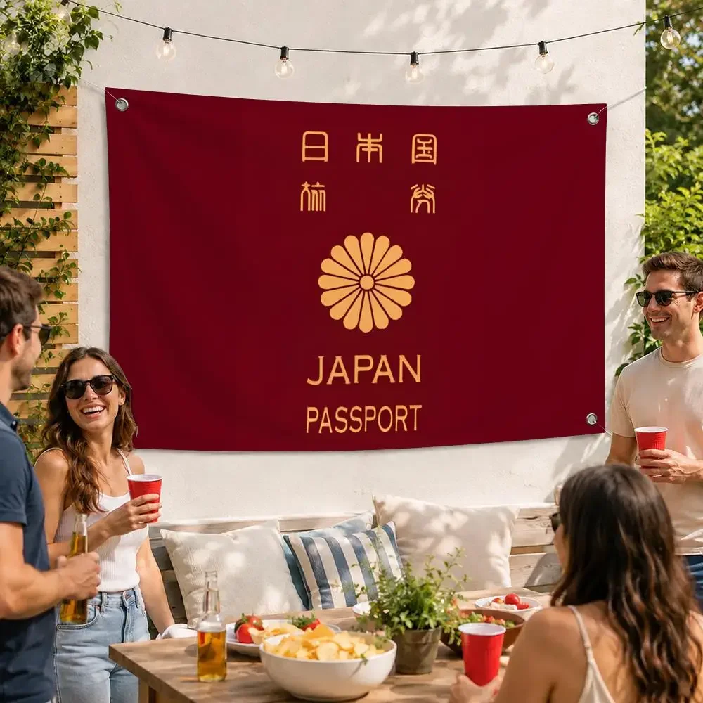 Ireland Argentina Colombia Portugal Passport Flag Soft skinfriendly Durable Tapestry Outdoor party livingroom bedroom Decoration