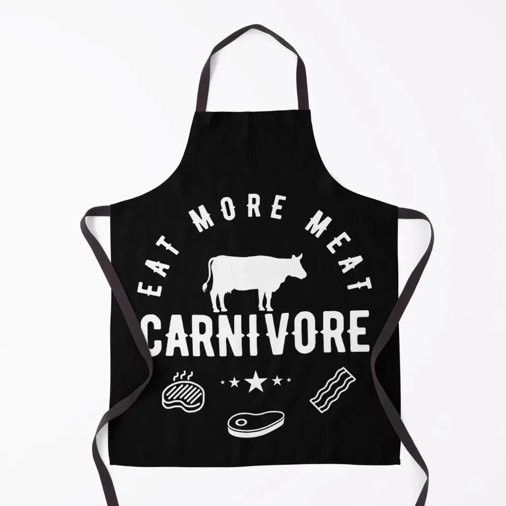 

Carnivore diet, Eat more meat Apron Kitchen Supplies Idea Goods custom women's kitchen Barista For Cosmetologist Apron