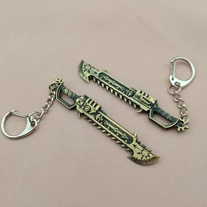 GMAE Keychain Warhammer Forged War Hammer 40k periphere Präzision aktueller Serra Schwert Chaos Legal Chaos Schlüsselbund 8 Hauptverkäufe 40k Chaos - №6