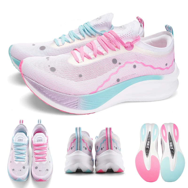 2024 IRUNSVAN وسادة أحذية تدريب المهنية الرجال لوحة كربون عالية الجودة خفيفة الوزن أحذية مقاومة للاهتراء موضة للجنسين