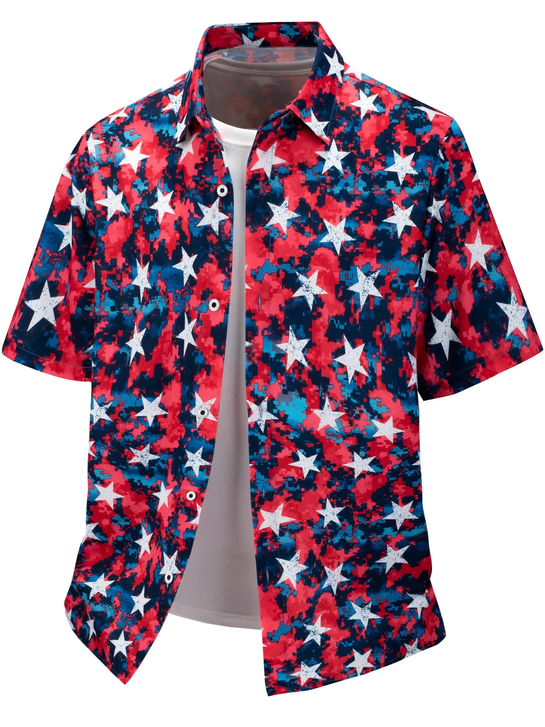 

10XL Oversized Loose Shirts Men Printed 9XL Plus Size Shirt Male Business Shirt Big Size Short Sleeve Summer Men's Tops 50-150KG