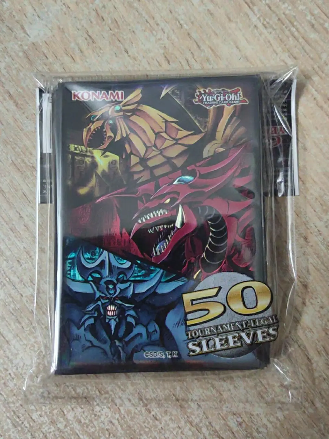 50Pcs Yugioh TCG Master Duel Monsters Card Of Gods Collection Official Sealed Card Protector Sleeves