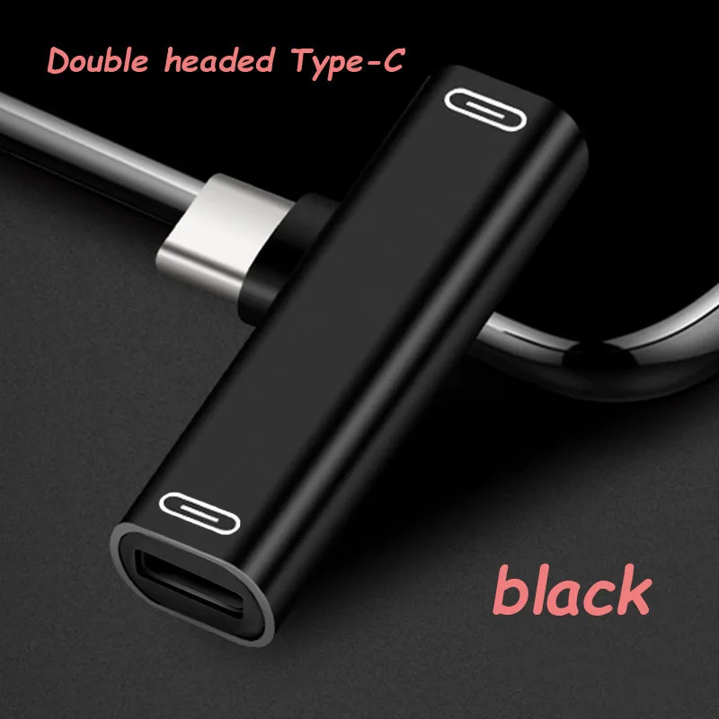 محول سماعة رأس مخصص من النوع C إلى 35 شحن ، محول 2 في 1 مع قابس فتحة دائرية ، مناسب للهاتف المحمول ممن لهم ، فيفو