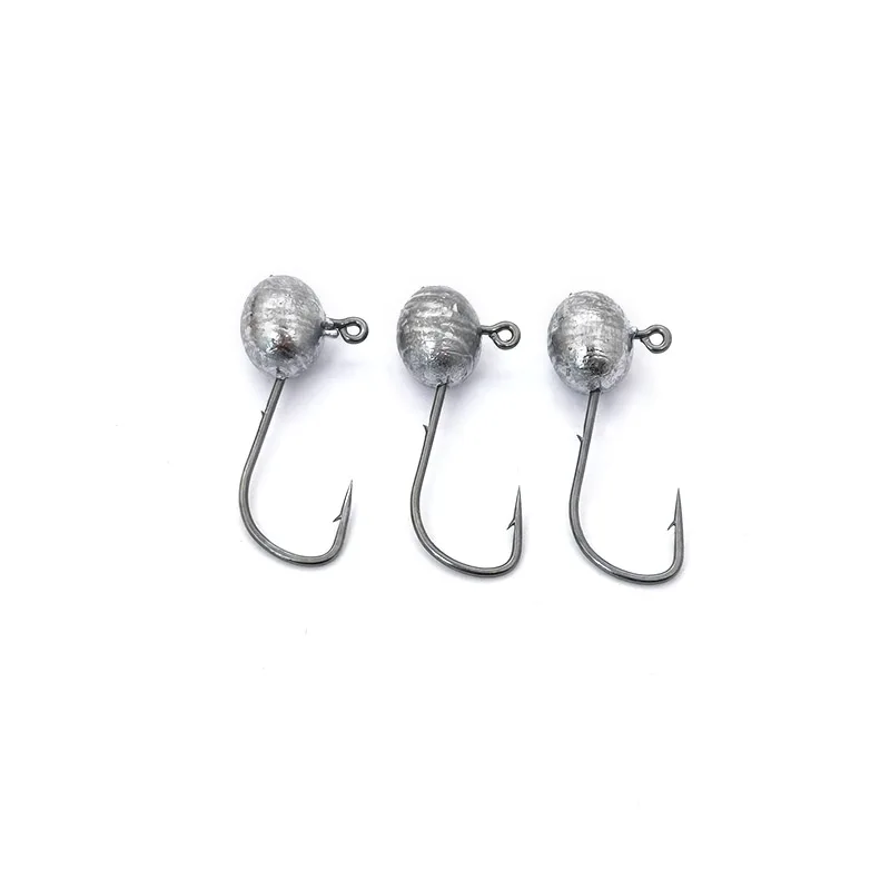 10pcs Mini Jig Head Hook Rockfish Exposed Lead Head Hook Barbed Hook Trout Soft Worm Lure Jig Fishing Hook Fishing Tackle image 2