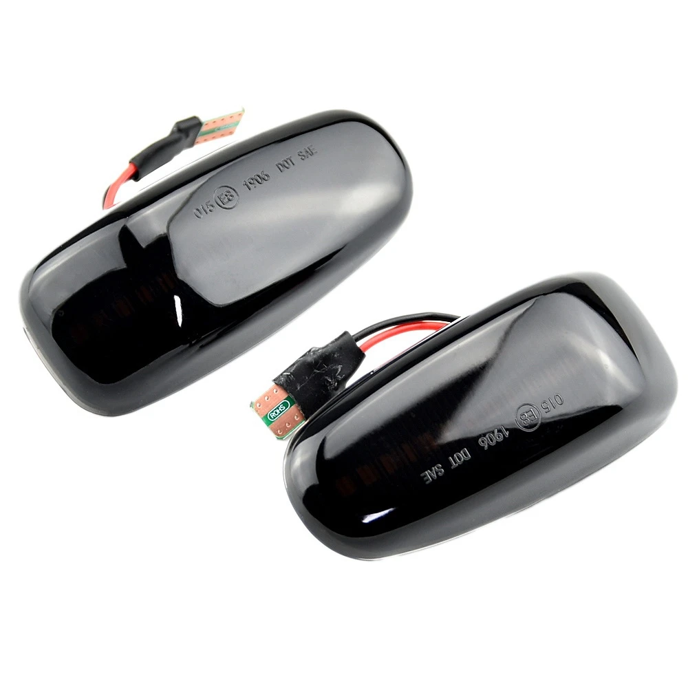 

Car LED Dynamic Side Marker Signal Lamp Light Turn Lamp for Mercedes- W210 W202 W208 R170 Vito W638 Black