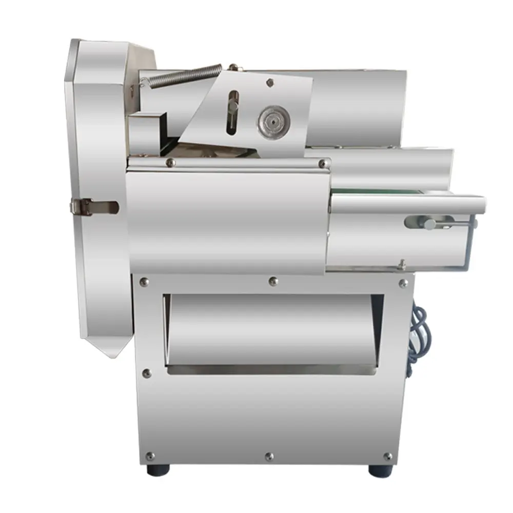 

Commercial Vegetable Cutting Machine For Cut Leek Scallion Sauerkraut Pepper Cutter Electric Slicer Dicing Machine