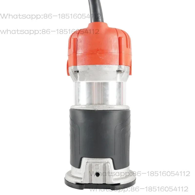Woodworking Edge Trimming Machine Aluminum Alloy Bevel Protective Cover Flat Protective Cover with Dust Collection Hole
