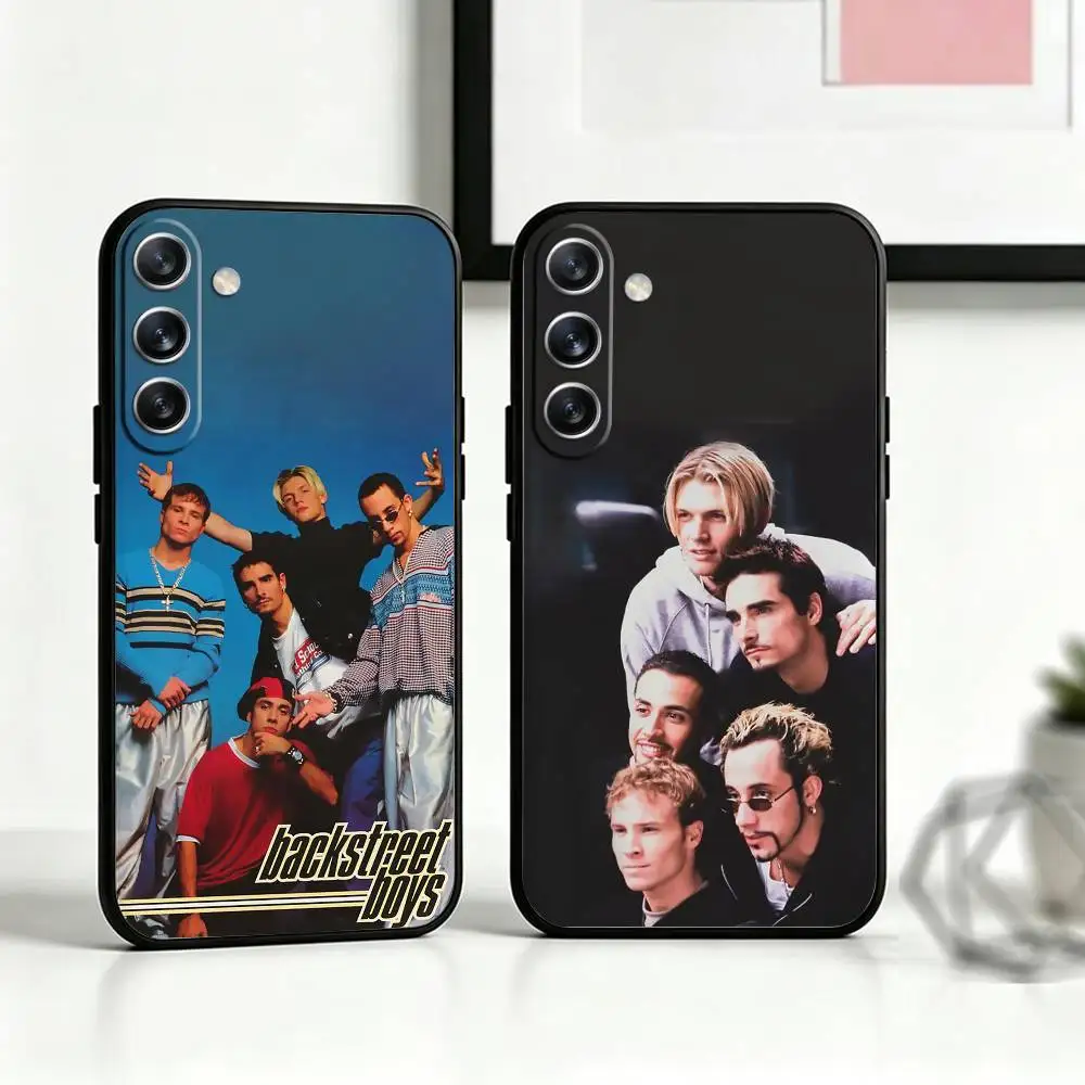 90s Backstreet B-S-B Boys band Phone Case For Samsung Galaxy A73,A72,A71,A70,A53,A52,A51,Others Soft Black Cover