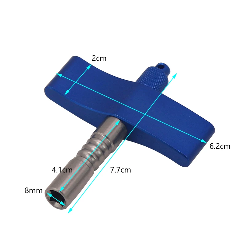 Aluminum Alloy Drum Keys Set T Style Universal Drum Tuning Parts Standard Square Wrench Drum Key Tuner Musical Instrument