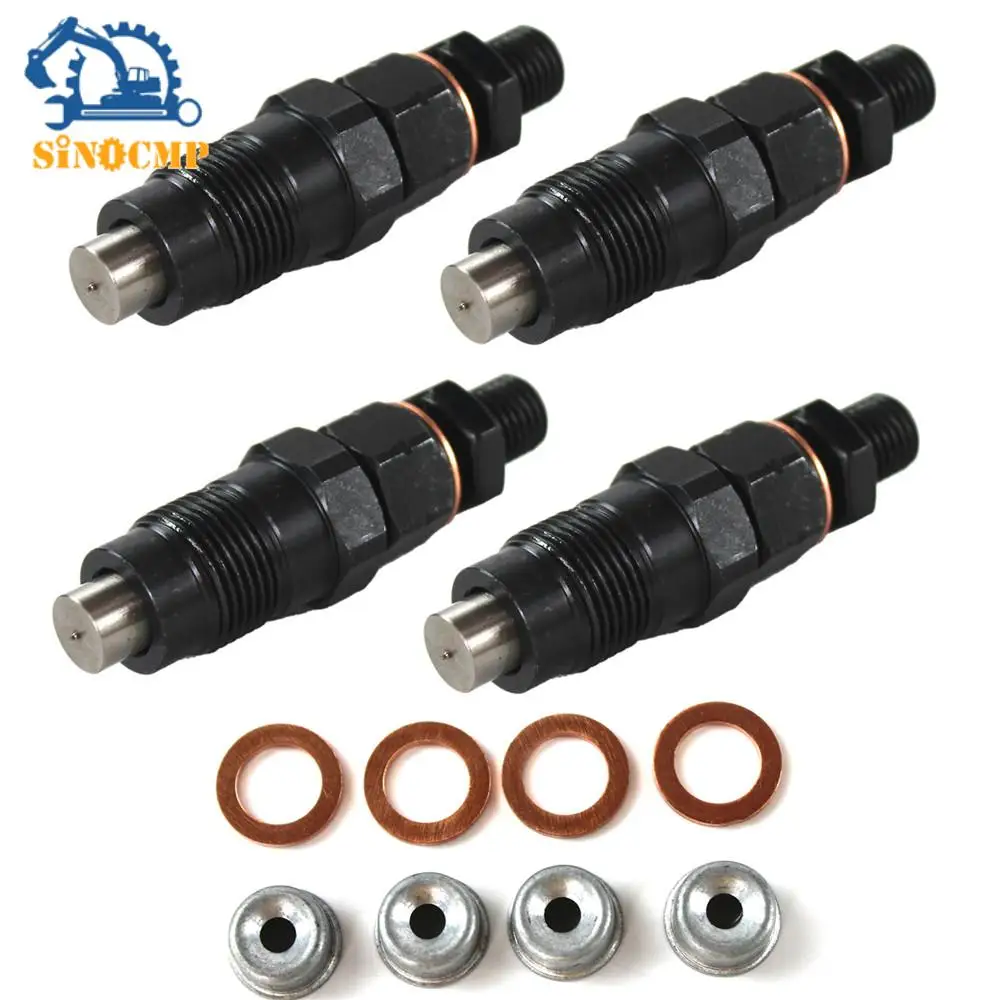 

4Pcs Fuel Injector 131406490 For Perkins 404-22T 104-22 403D-15 404C-22 404D-22T Engine Fuel Supply System Accessories