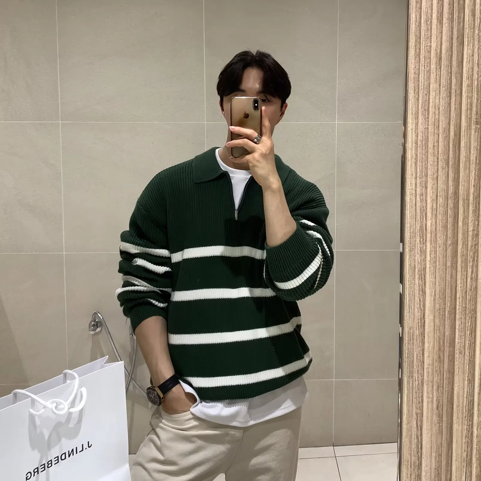 

Мужской длинный вязаный свитер Sve, повседневный свободный крой с отложным воротником, зимний теплый полиэфирное волокно, прямой крой, на молнии