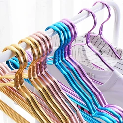 5pcs Clothes Hangers for Kids Aluminum Alloy Traceless Non-slip  Child Clothing Organizer Racks Hanger Dry  Dropshipping