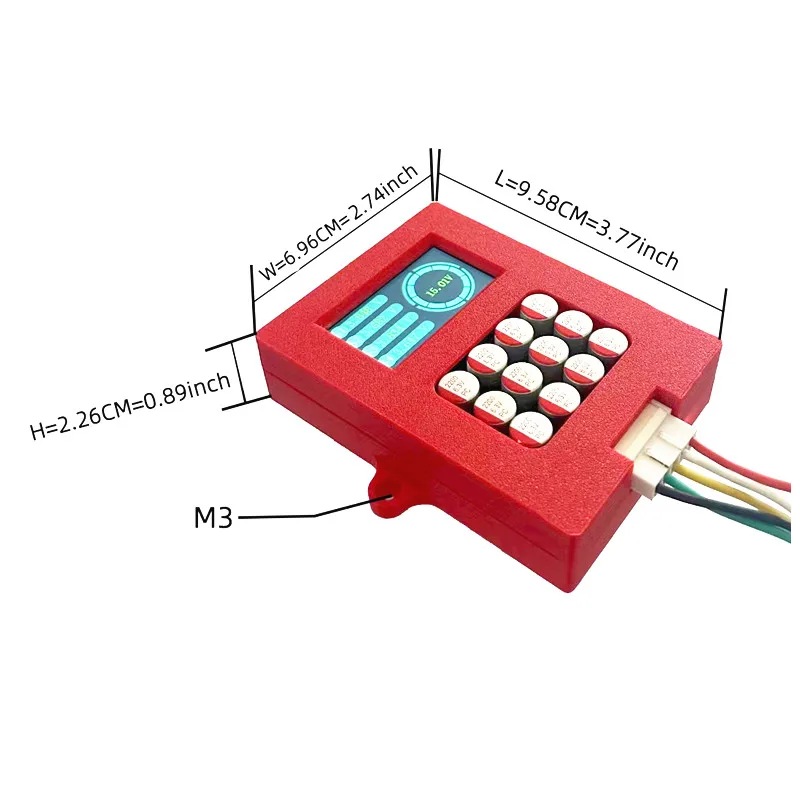 Heltecbms 3-4S 5A 5.5A Aktywny korektor Balanser Lifepo4/Lipo/LTO Bateria Kondensator wyrównujący energię z testerem napięcia