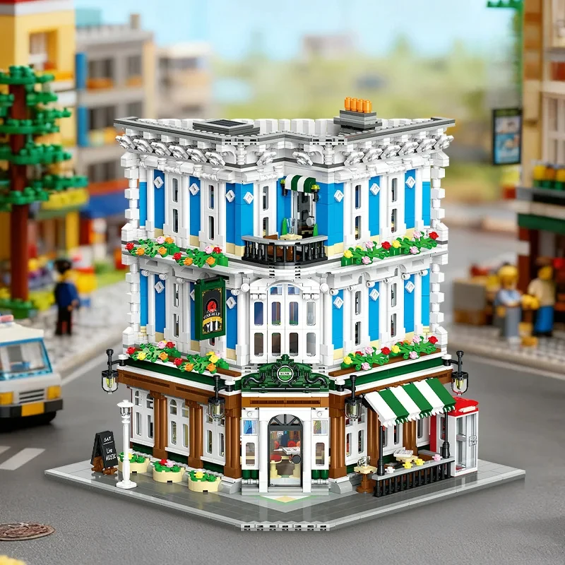 

2897pcs MOC Creativity City Street View Music Club Building Blocks Bricks Assembling DIY Toys for Children Christmas Gift