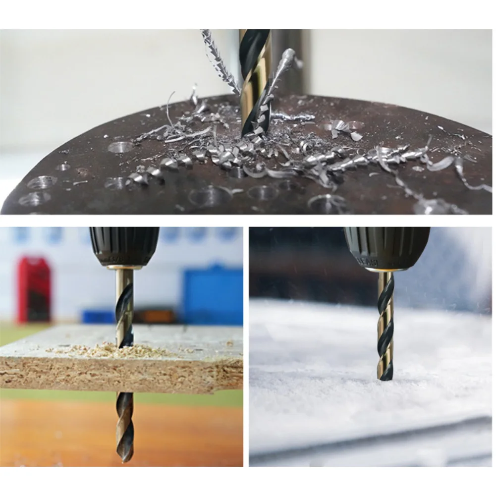 

Drill Bits For Metal And Wood 135 Point 165*80mm 6.49*3.14in HSS Twist Drill 135-degree Point Efficient Cutting Design