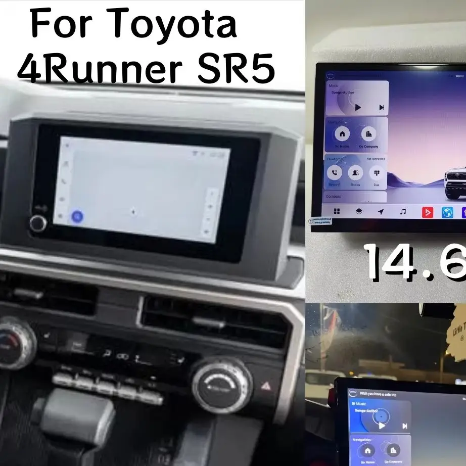 

Автомагнитола Android 13 для Toyota Tacoma 4Runner 2024-2025: Мультимедийный видеоплеер, GPS-навигация, беспроводной CarPlay, 4G
