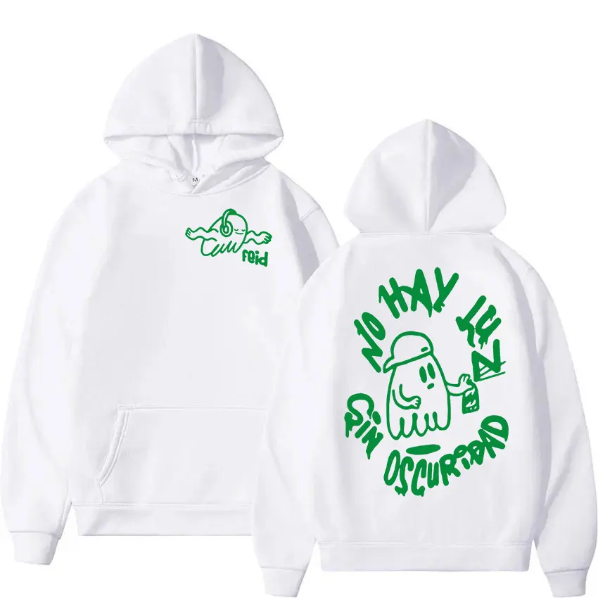 Retro Feid Ferxxo NO Hay Luz Sin Oscuridad 2024 Hoodie Man's Woman Hip Hop Clothing Sweatshirt Casual Pullover Oversized Hoodies