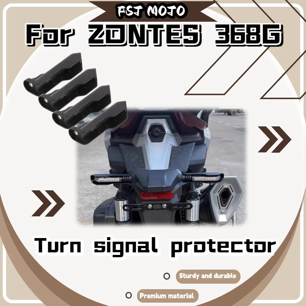 For ZONTES 368G Front Rear Turn Signal Protective Cover Left Right Indicator Light Shell Anti Collision Scooter Modified