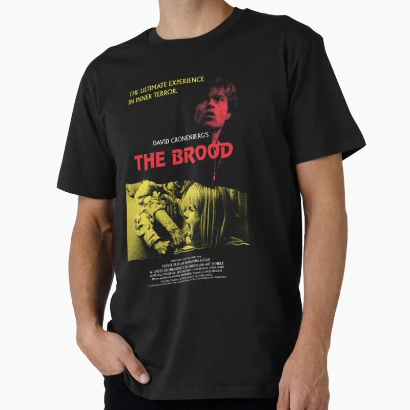 

THE BROOD (CHROMOSOME 3) 80s horror movie Gift t shirt 100% cotton print Graphic Clothes Men's All size S-6XL top
