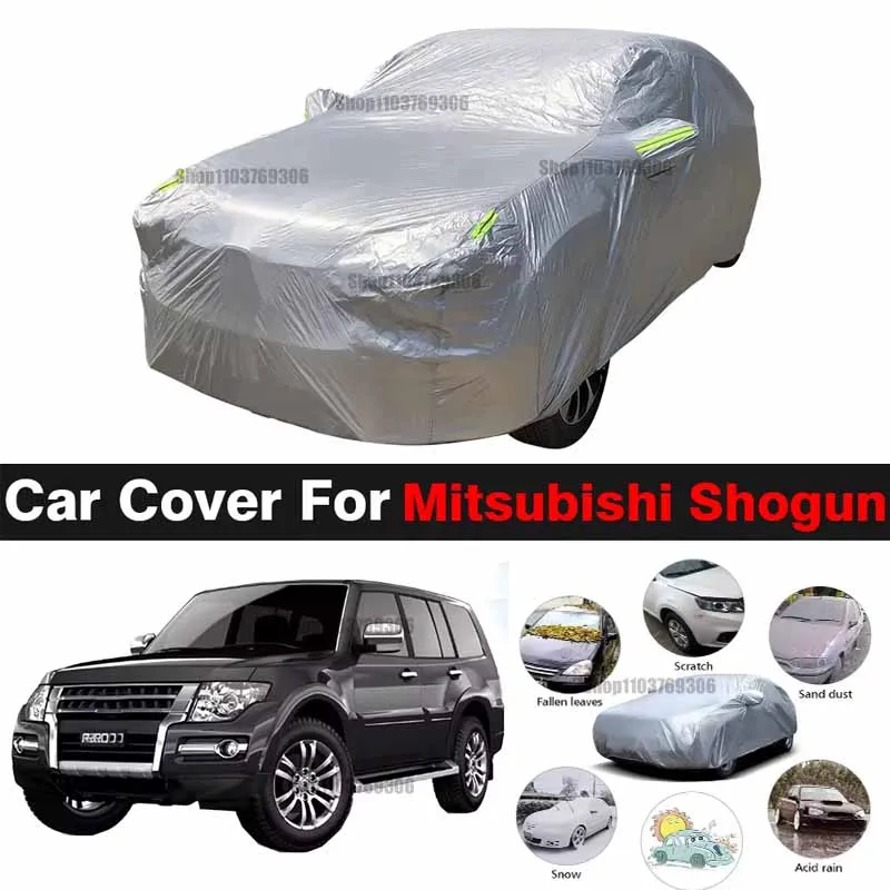 

Car Cover Outdoor Anti-UV Sun Shade Snow Rain Wind Protect SUV Cover For Mitsubishi Pajero Shogun Montero