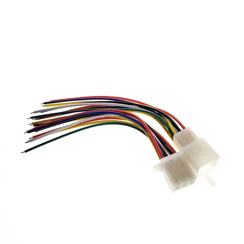 2.8MM Electrical Wire Connector Plug Set Auto Connectors 2/3/4/6/9 Pin Ways with Cable 15CM Male Female Kit