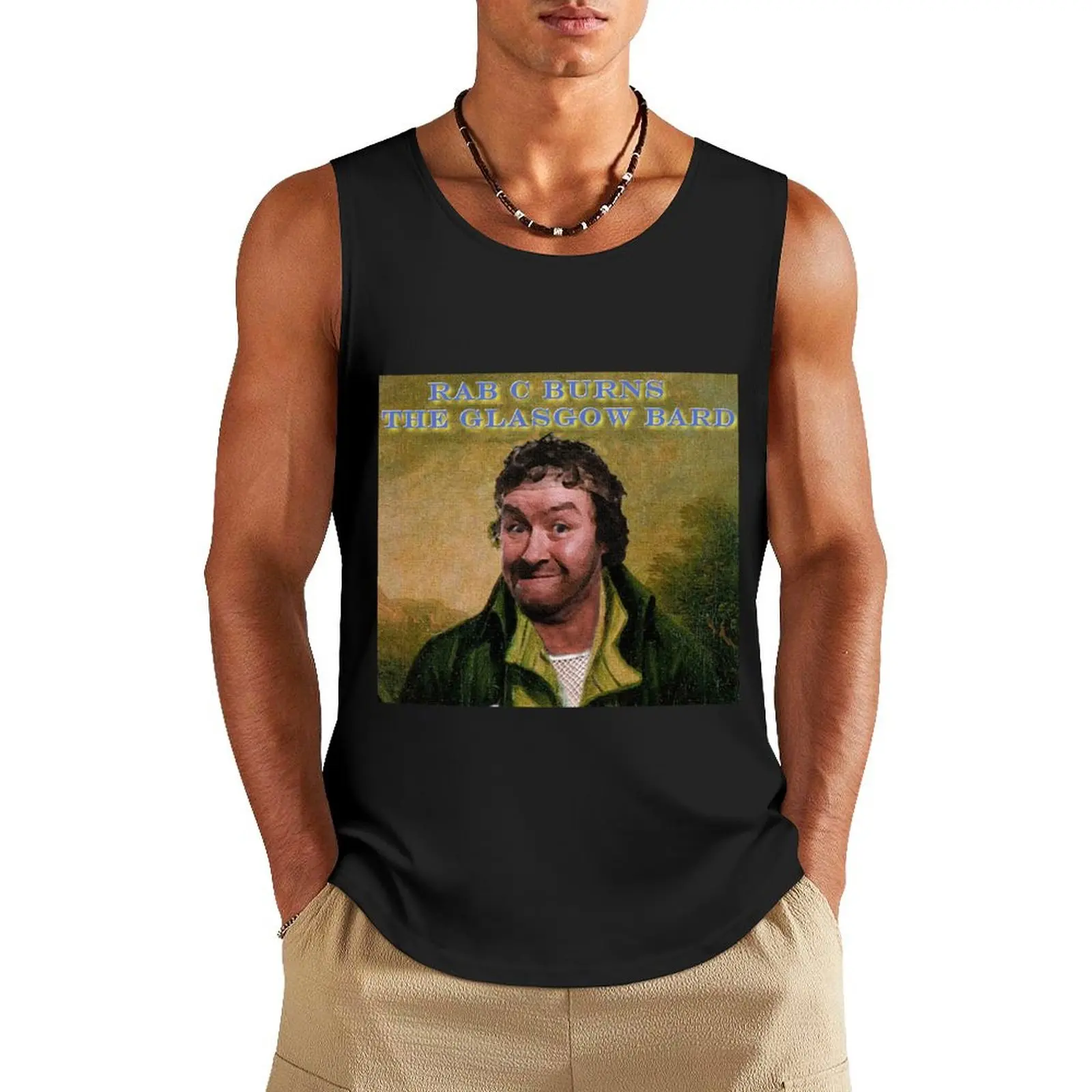 

Rab C Burns Tank Top summer clothes Vest male