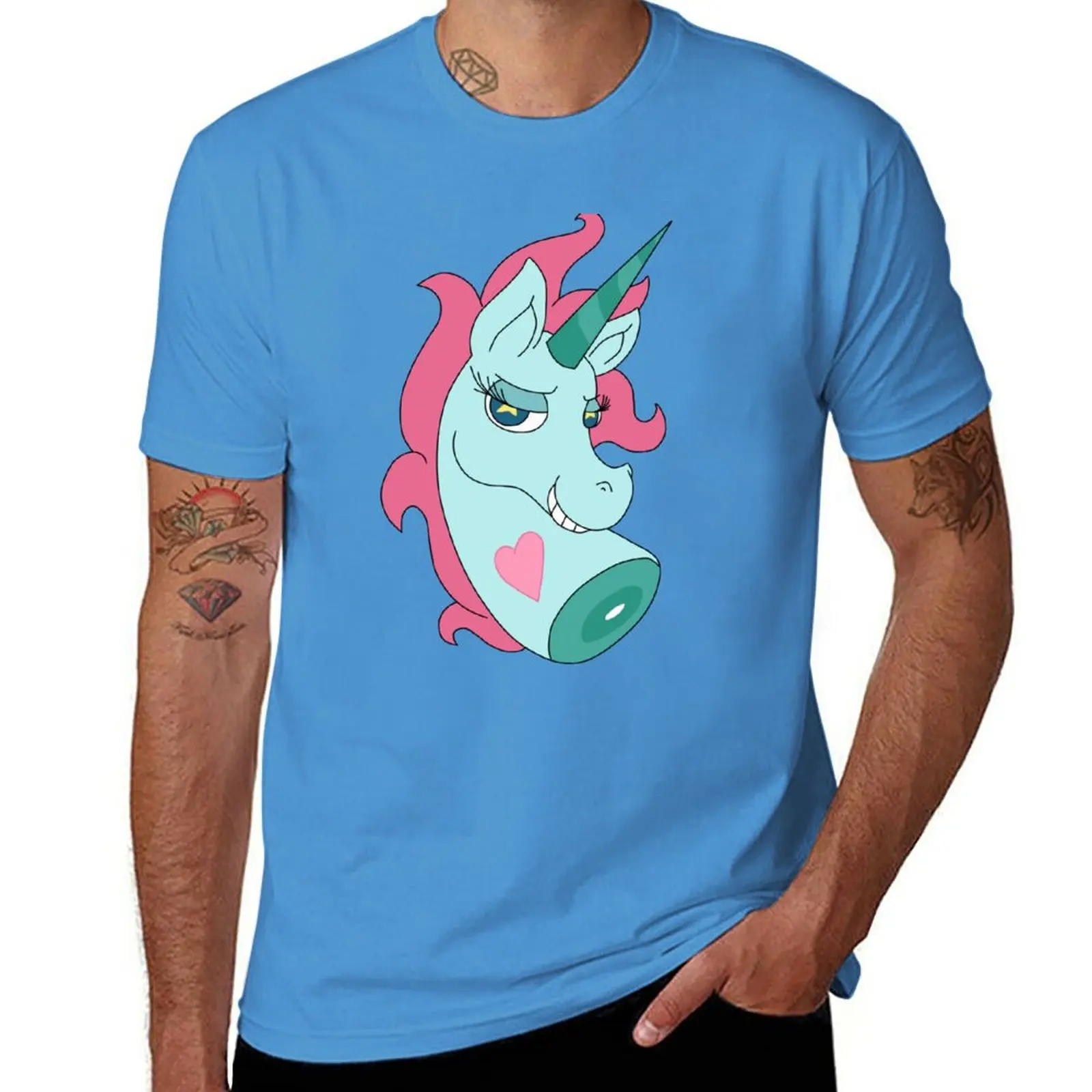 New Sassy Pony Head T-Shirt Aesthetic clothing anime men graphic t shirts