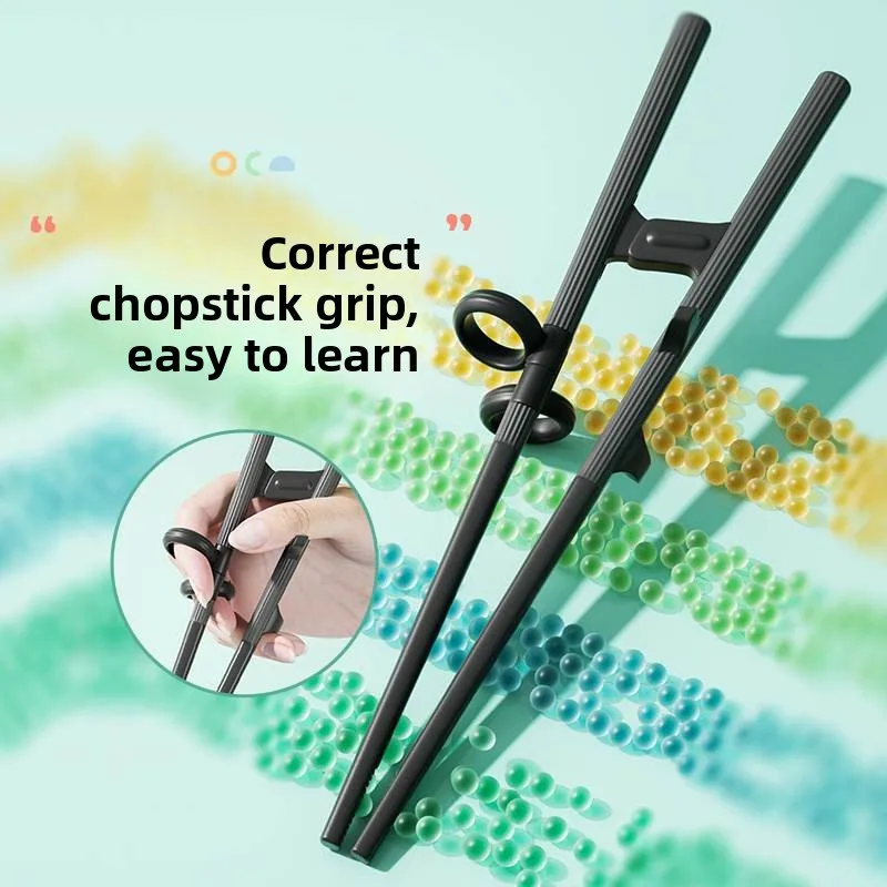 Adult Training Corrector Chopsticks Children 6-12 Years Old Practice Auxiliary Tools Simple Design Non-Handmade ABS Material