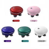 Electric Head Scalp Massager with 4 Kneading Massage Heads Body Deep Tissue Massager for Hair Growth Relaxtion and Cat Pet Claw