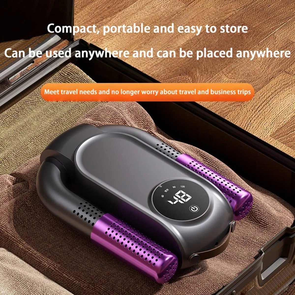 *X07A Телескопическая сушилка для обуви Бытовая умная сушилка для обуви с сенсорным экраном Складная быстросохнущая бытовая сушилка для обуви (ЕС), A