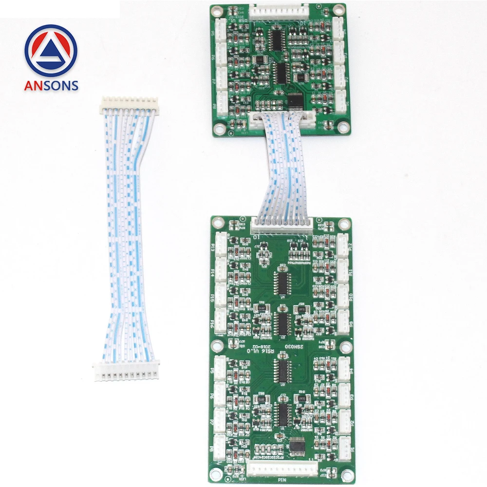 

10 Core 11 Hole RS8 RS16 V1.0 XIZI OTIS Elevator Car Communication PCB Board Wire Ansons Elevator Spare Parts