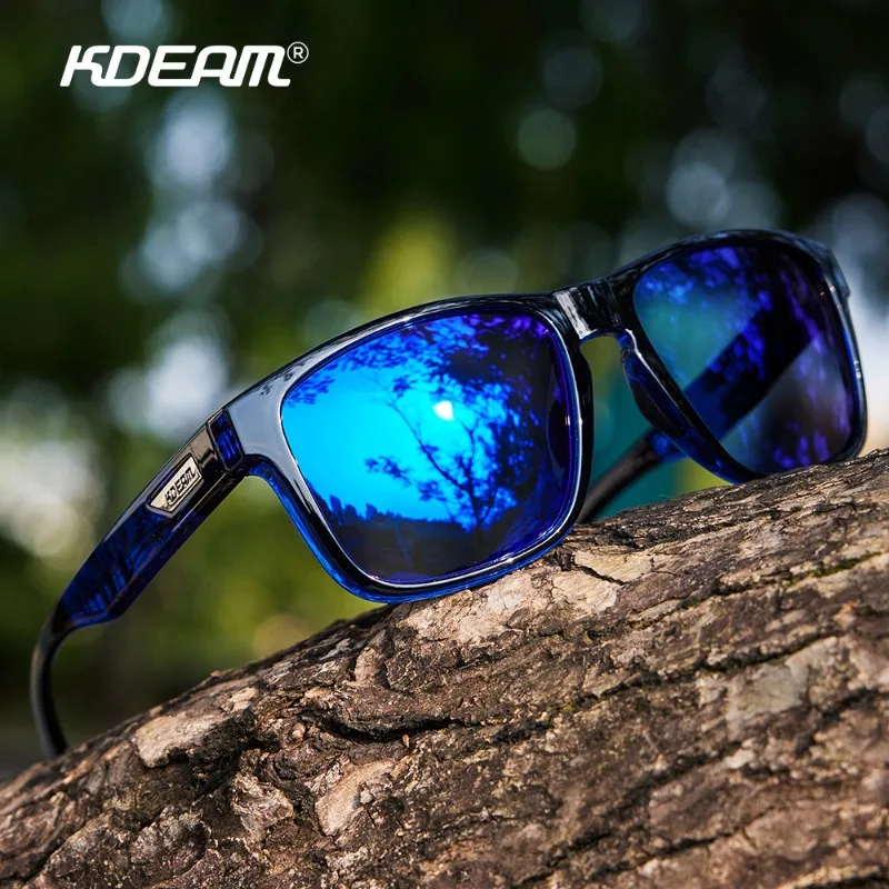 

Luxury Brand KDEAM Square Polarized Plus Size Sunglasses Men Women Fashion Driving Fishing Glasses Outdoor Eyewear Sport Goggles