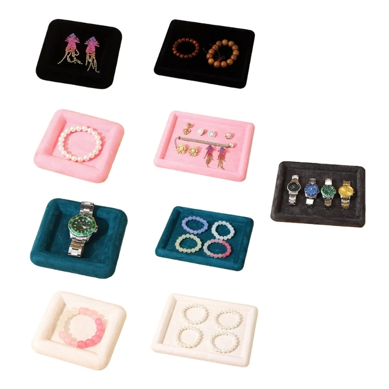 

Durable Jewelry Holder Tray Vintage Jewelry Storage Tray Jewelry Showcase Display for Earrings Watches