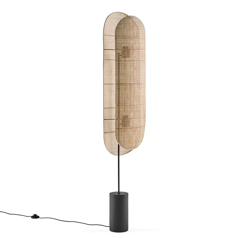 

Creative rattan floor lamp,