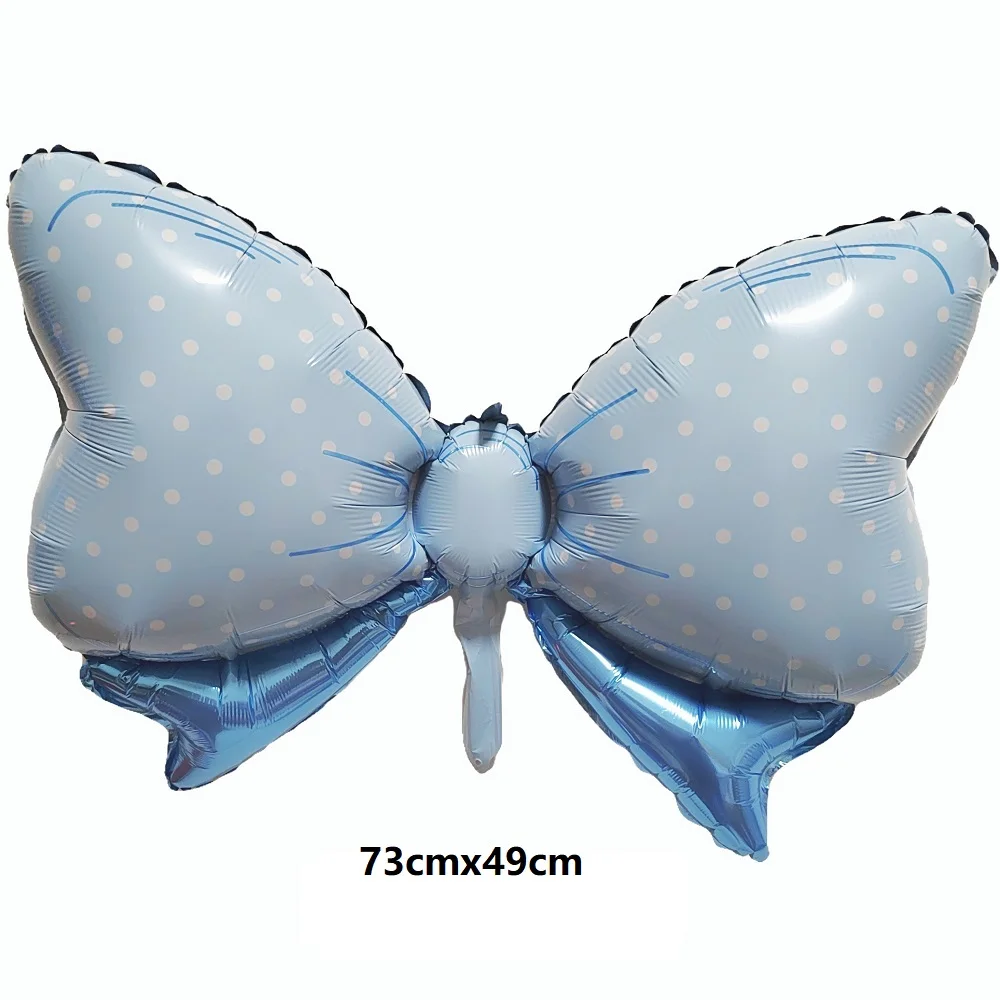 40inch Pearlescent Pink Blue 0-9 Years Old digital Aluminum Foil Butterfly Balloons For Boys And Girls Birthday Party Decoration