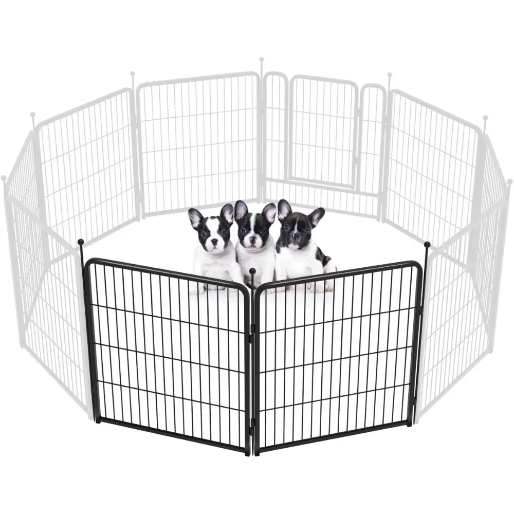 

Fence, Yard, 32" Height for Small/Medium Dogs, 2 Panels, Fence