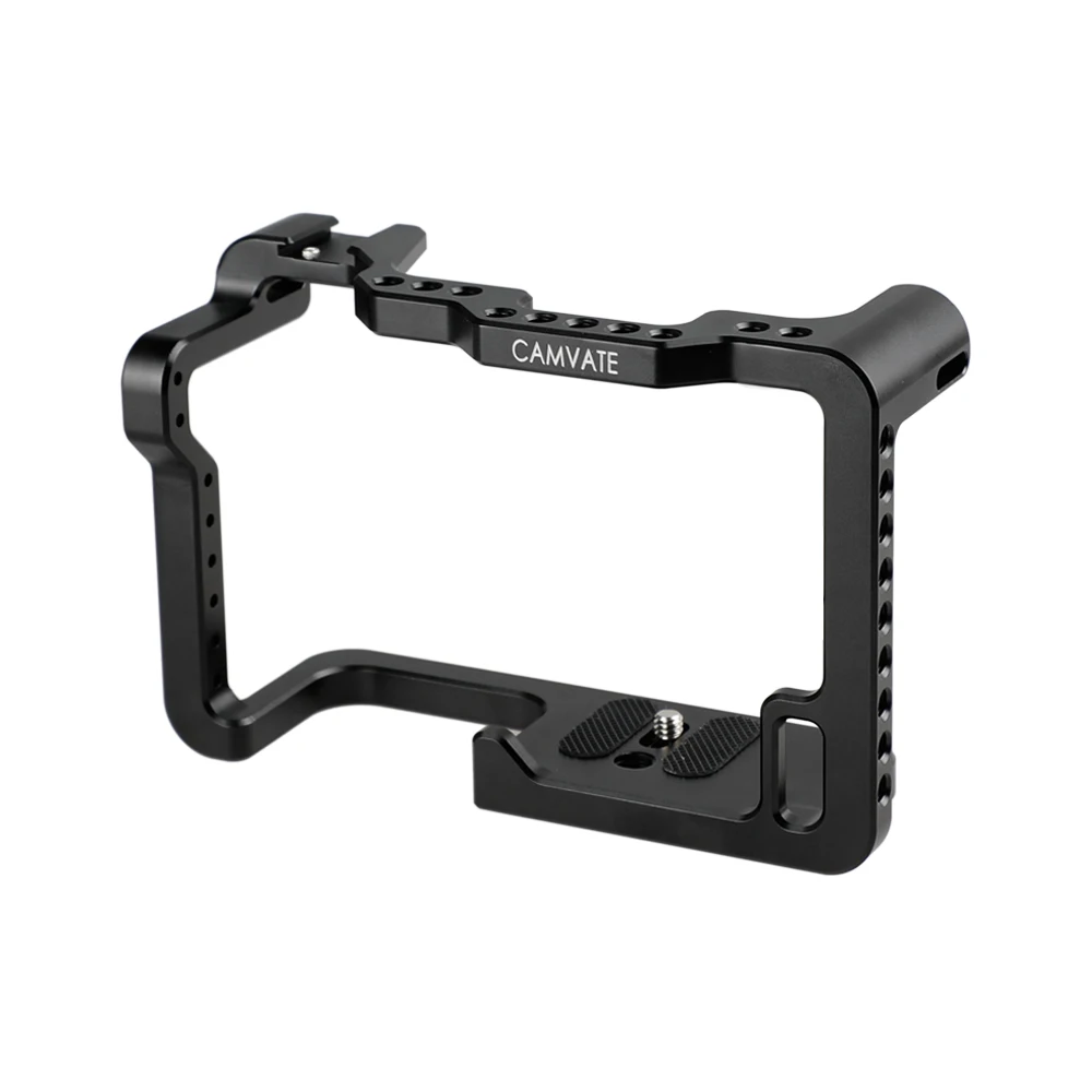 

CAMVATE GH5 клетка для камеры Panasonic полная Рамка клетка с башмаком & 1/4 "-20 & 3/8"-16 монтажных точек DIY конфигурации