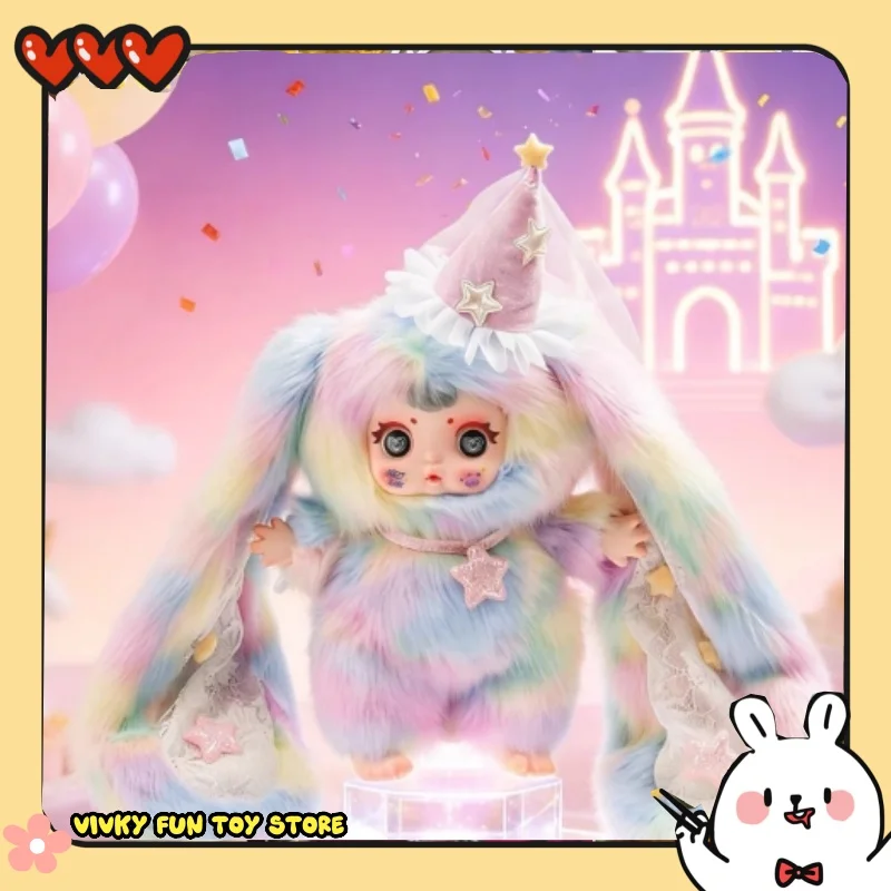 

Коллекционная плюшевая кукла Mmsugerbaby Sweet Dream Kingdom Blind Box 600 Limited Edition: Темная Королева, Кролик, Лягушка – для любителей кукол