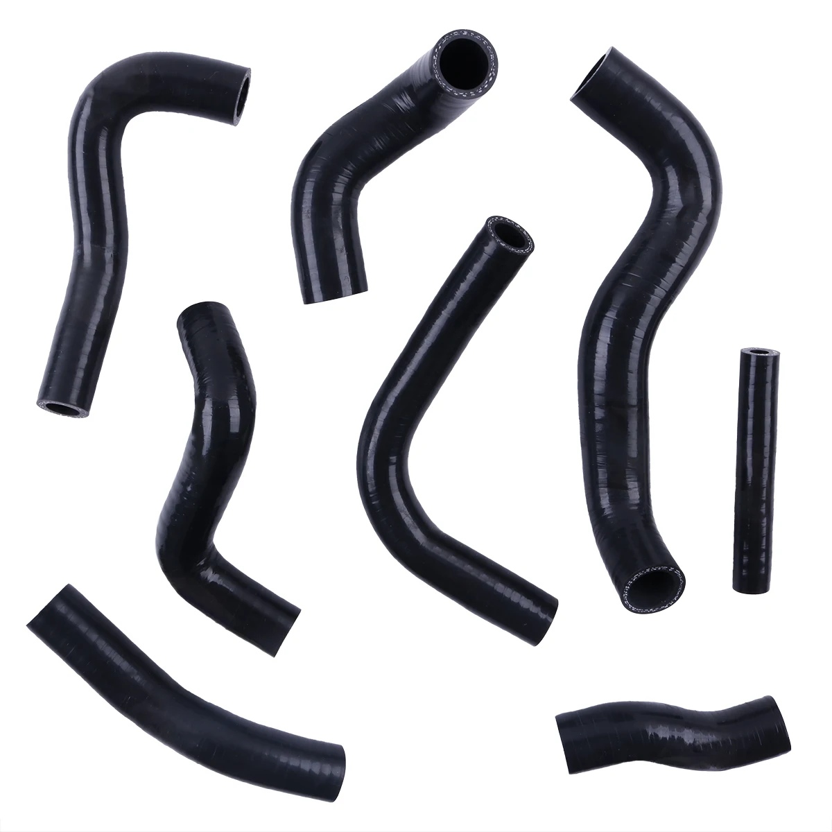 For Yamaha TRI-Z 250 YTZ250 1985-1986 3 Wheeler Radiator Hose Kit Silicone Tube 8Pcs