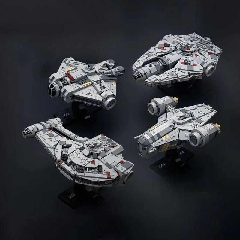NEW MOC Starship Dash Rendar's Outrider Razor Ghost Crest The YT-2000 Otana Building Blocks Set DIY Bricks Toys Model Gifts