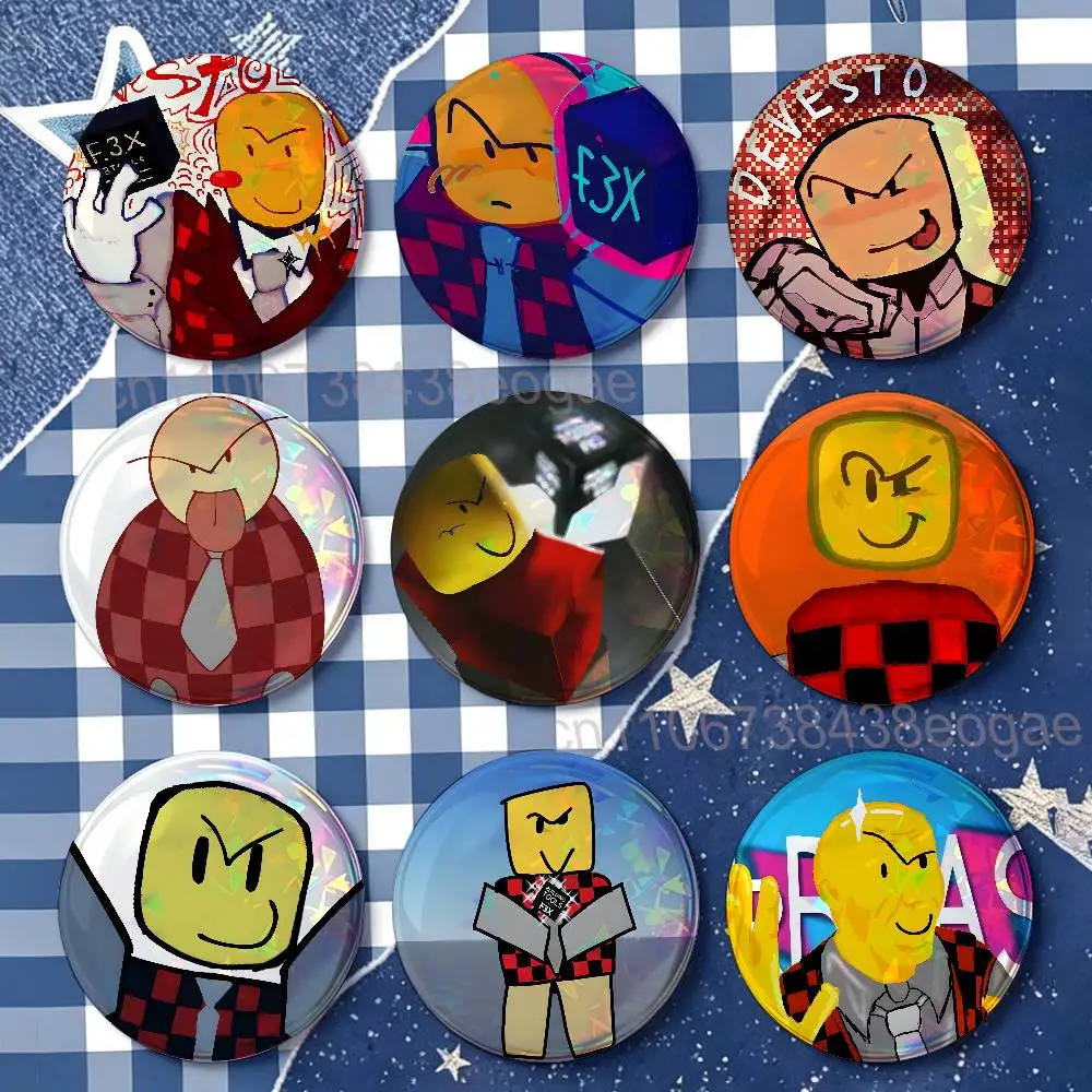 D-Devesto Die of D-Death Custom Badges 75mm 44mm 25mm 32mm 58mm Hat Backpack Accessories Toys Collect Gifts Large