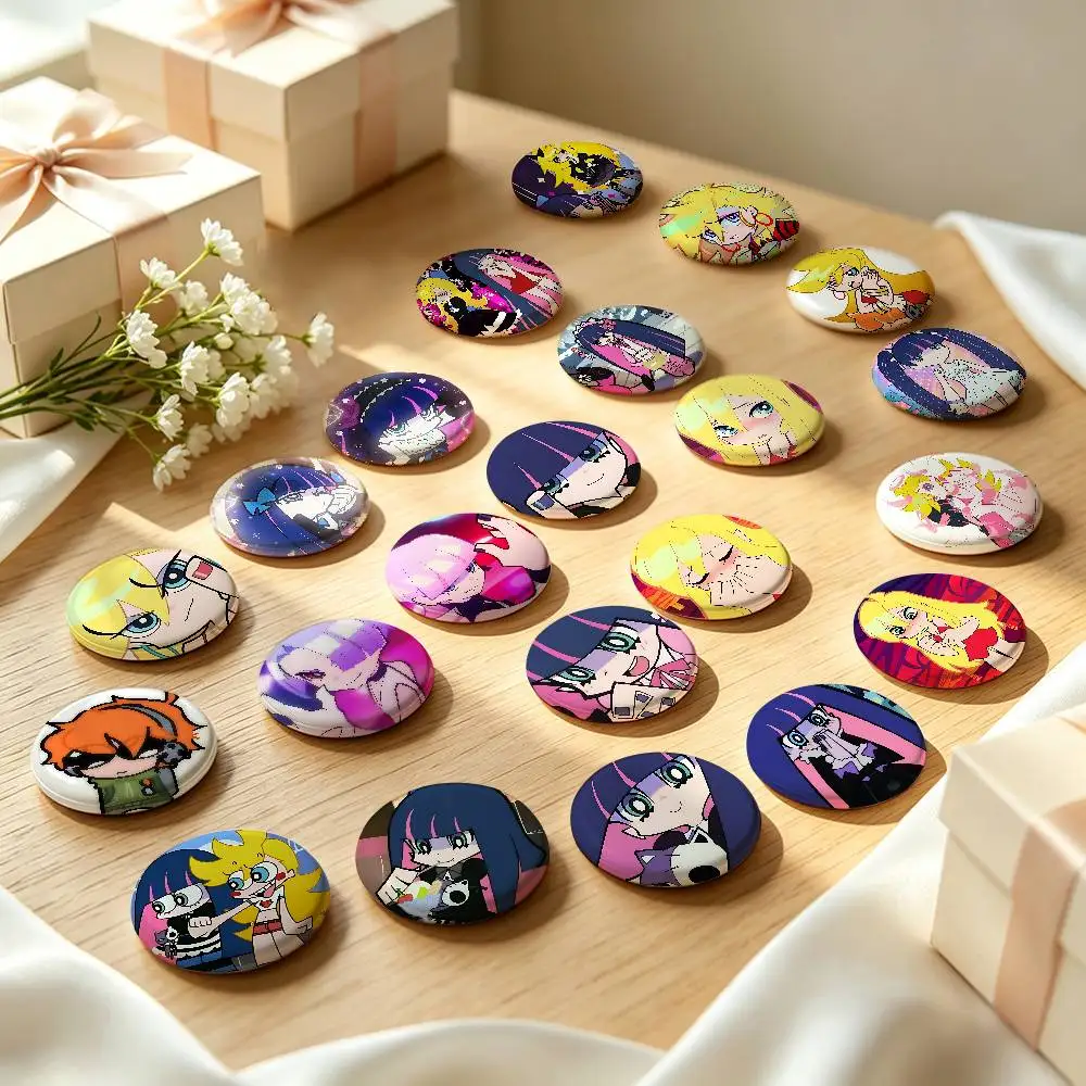 Anime P-panty And S-stockings Badge Pins For Friend, Backpack, Clothing, Collectible Accessories, Jewelry Gift