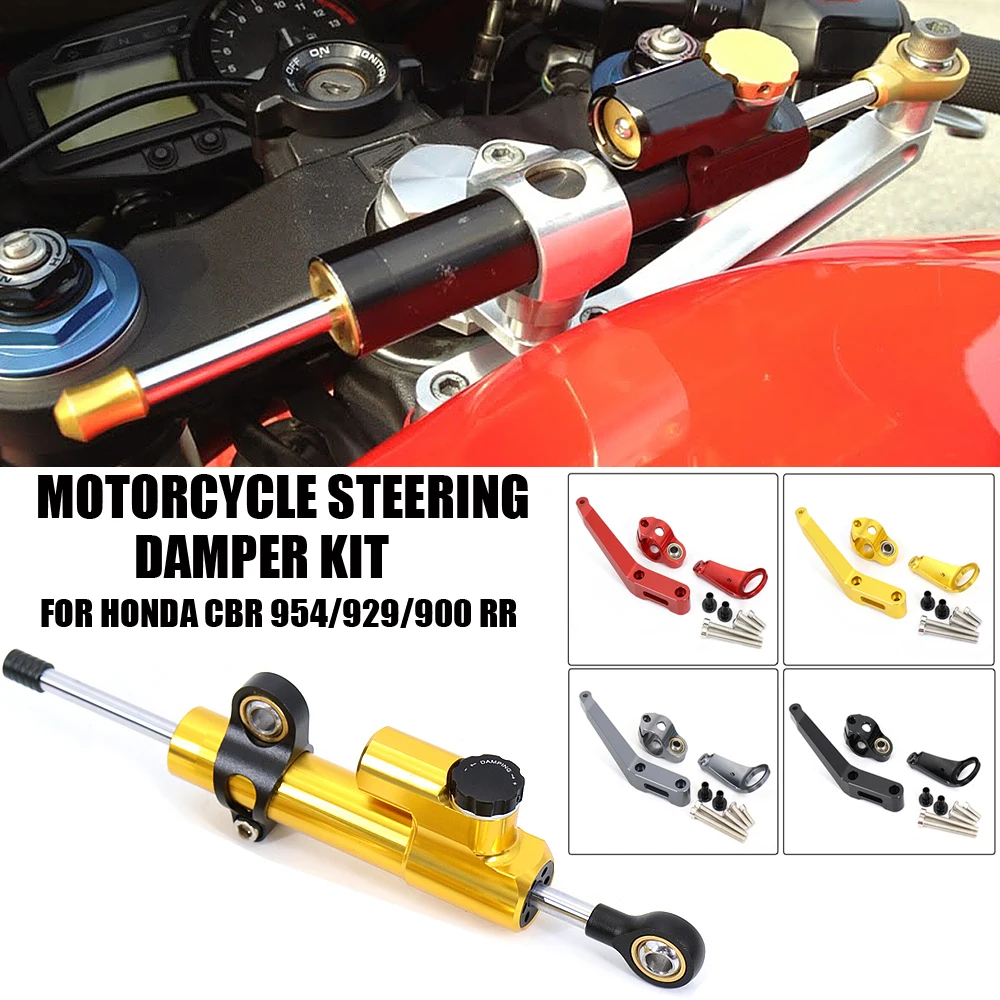 

CBR954RR 2002 2003 Motorcycle Steering Stabilize Damper Mounting Bracket Kit For Honda CBR929RR CBR900RR 2000 2001 CBR 929 900RR