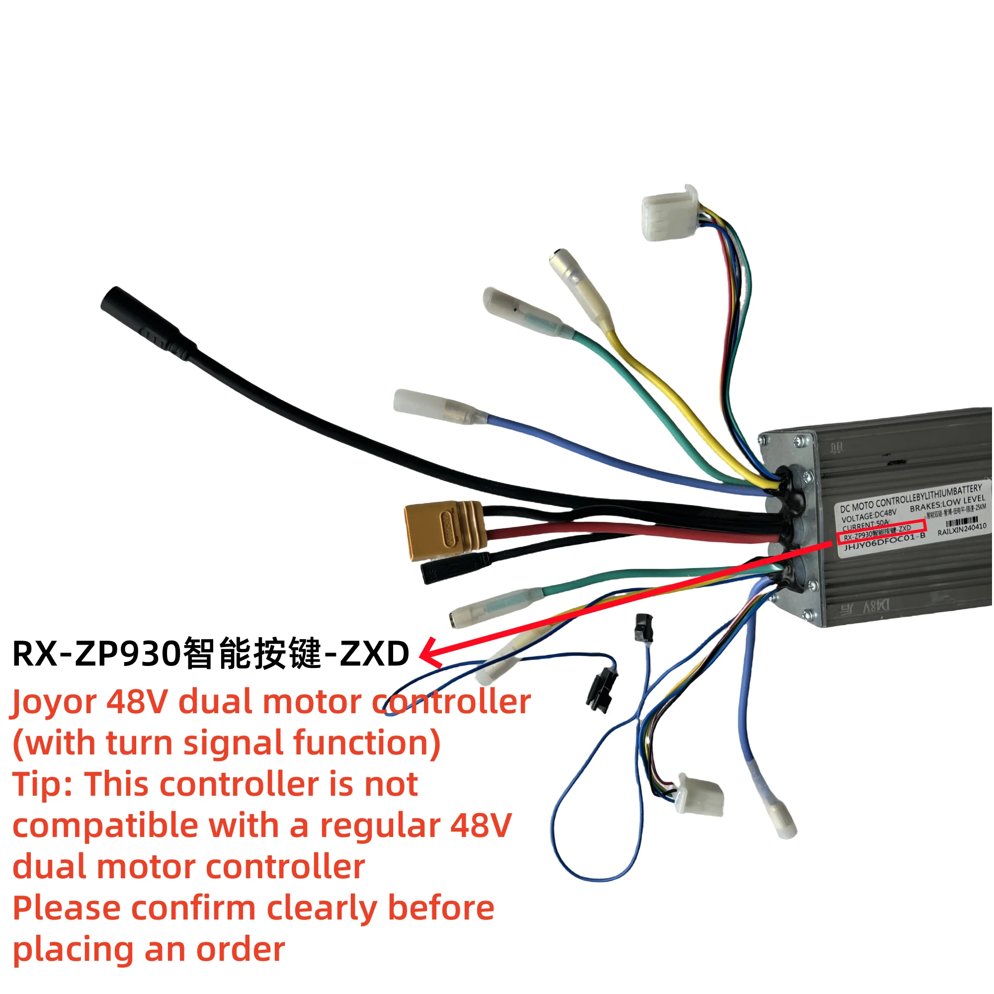 Original Dual motor Controller for JOYOR S10 electric scooter JOYOR S Series Double motor skateboard controller spare parts