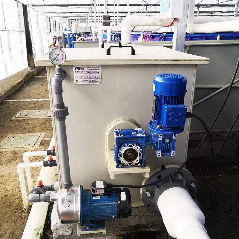 Aquaculture Farm Equipment Rotary_durm_filter Pond Filter Koi Machine Rotary Drum Filter