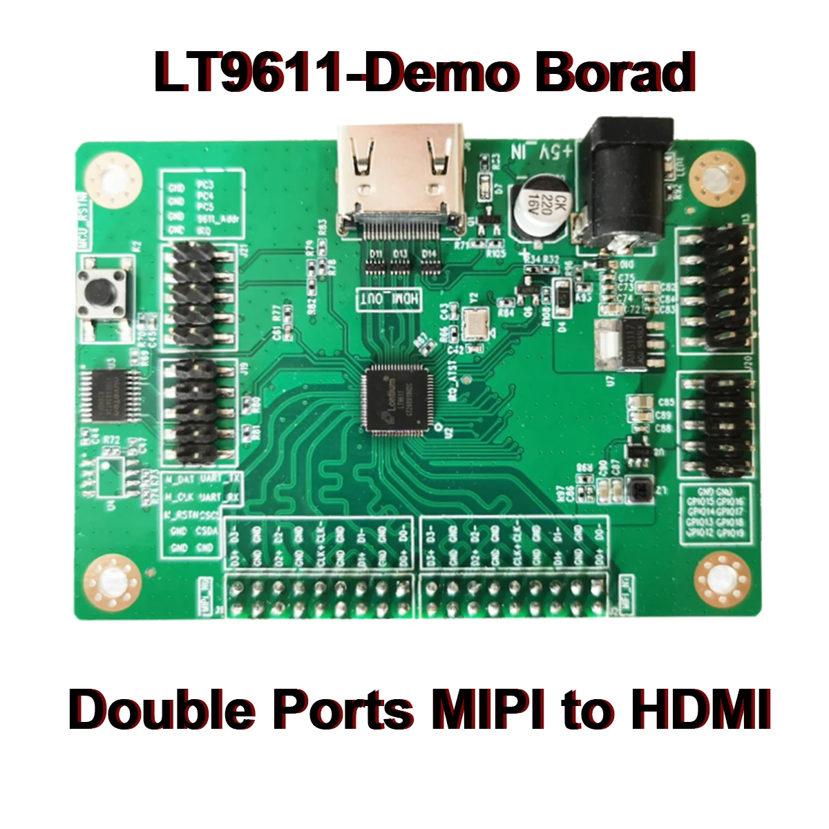 LT9611( Demo Board)-Double  MIPI DSI/CSI to HDMI1.4 Converter，Suitable for Mobile systems and other electronic categories